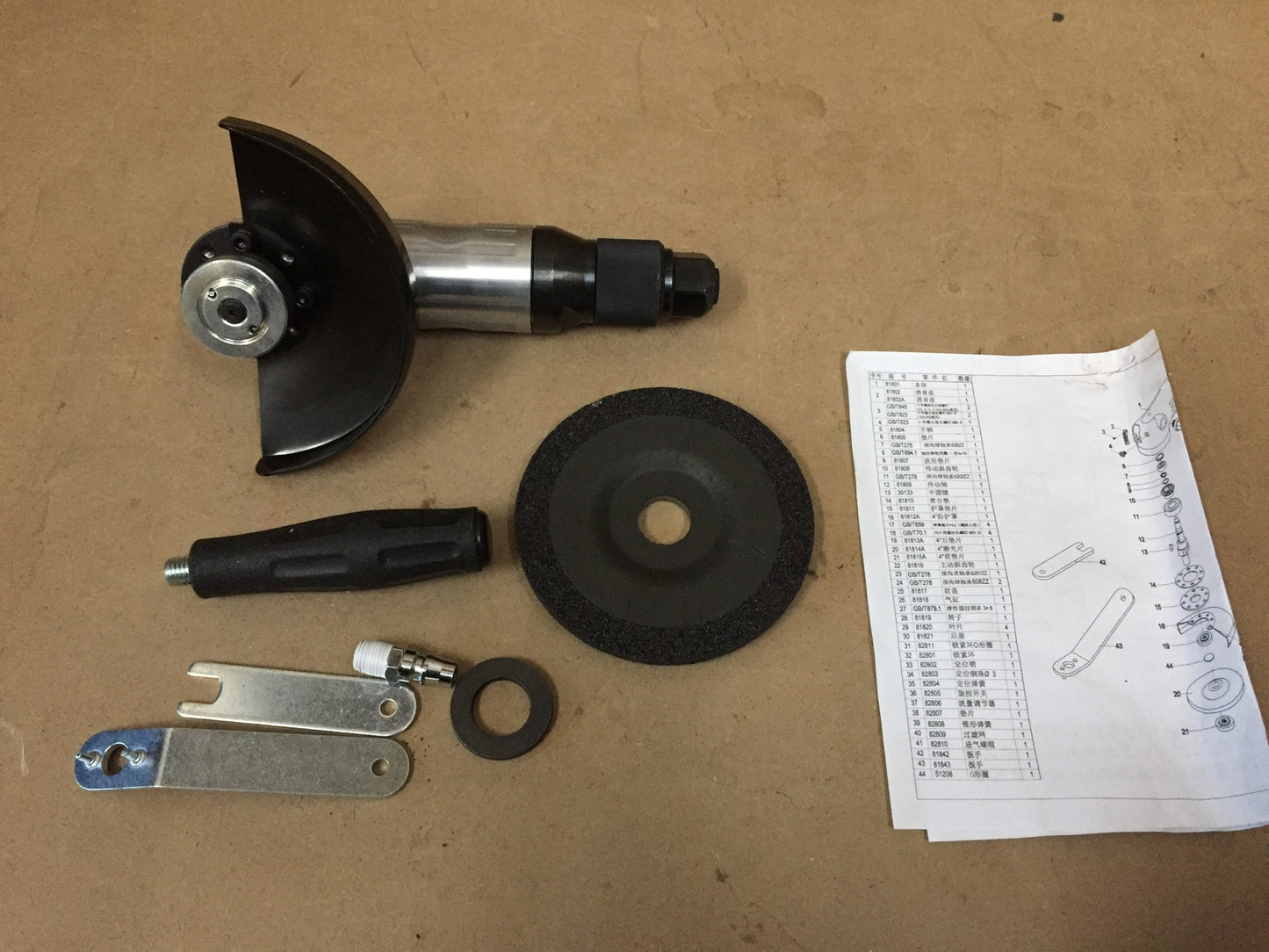 Industrieller pneumatischer Luftwinkelschleifer XQ-828A, I13606