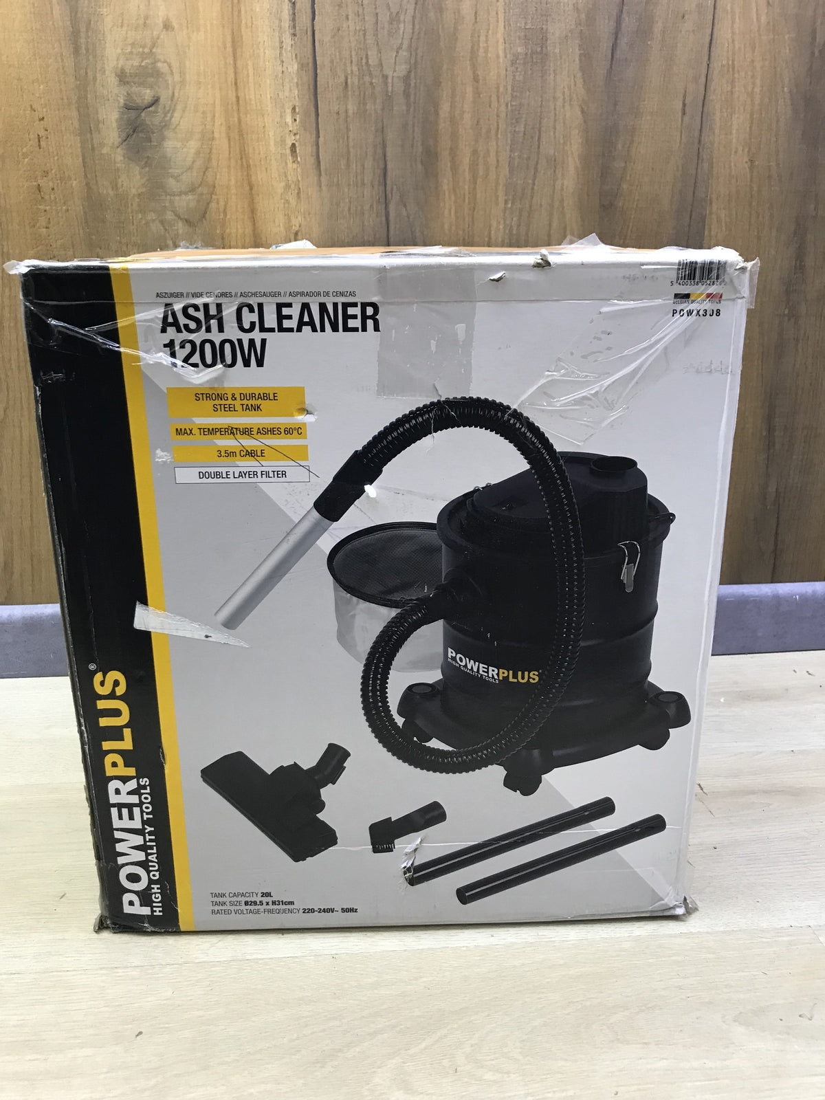Powerplus ash vacuum POWX308, 1200W, 20L collection container, I30295