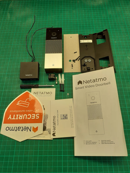 Netatmo Smarte Video Türklingel mit Kamera, WLAN, 2-Wege-Audio, NDB-N I04761