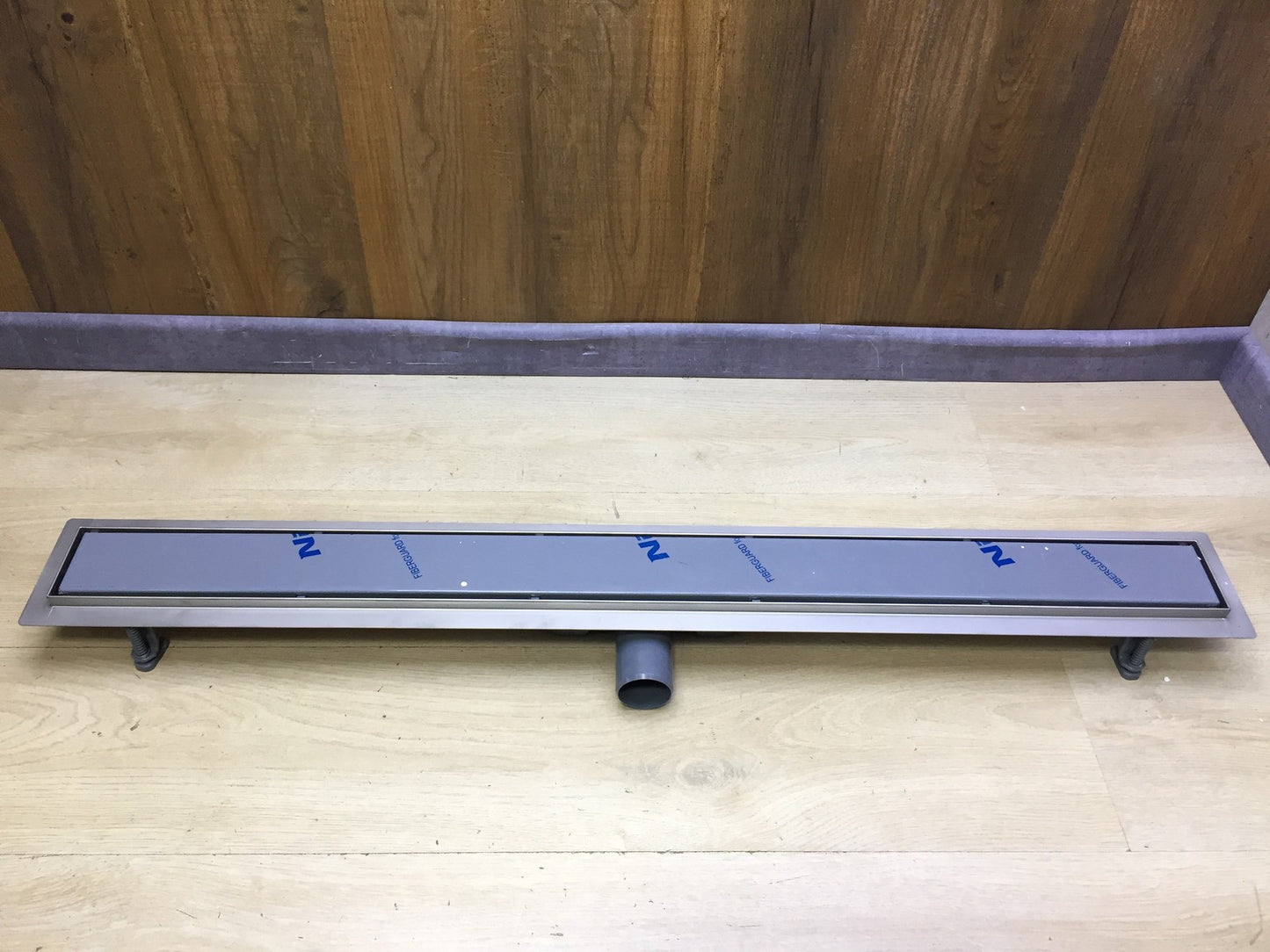 VOGI Duschrinne Edelstahl Komplettset DUO Befliesbar, 100 cm, I33927