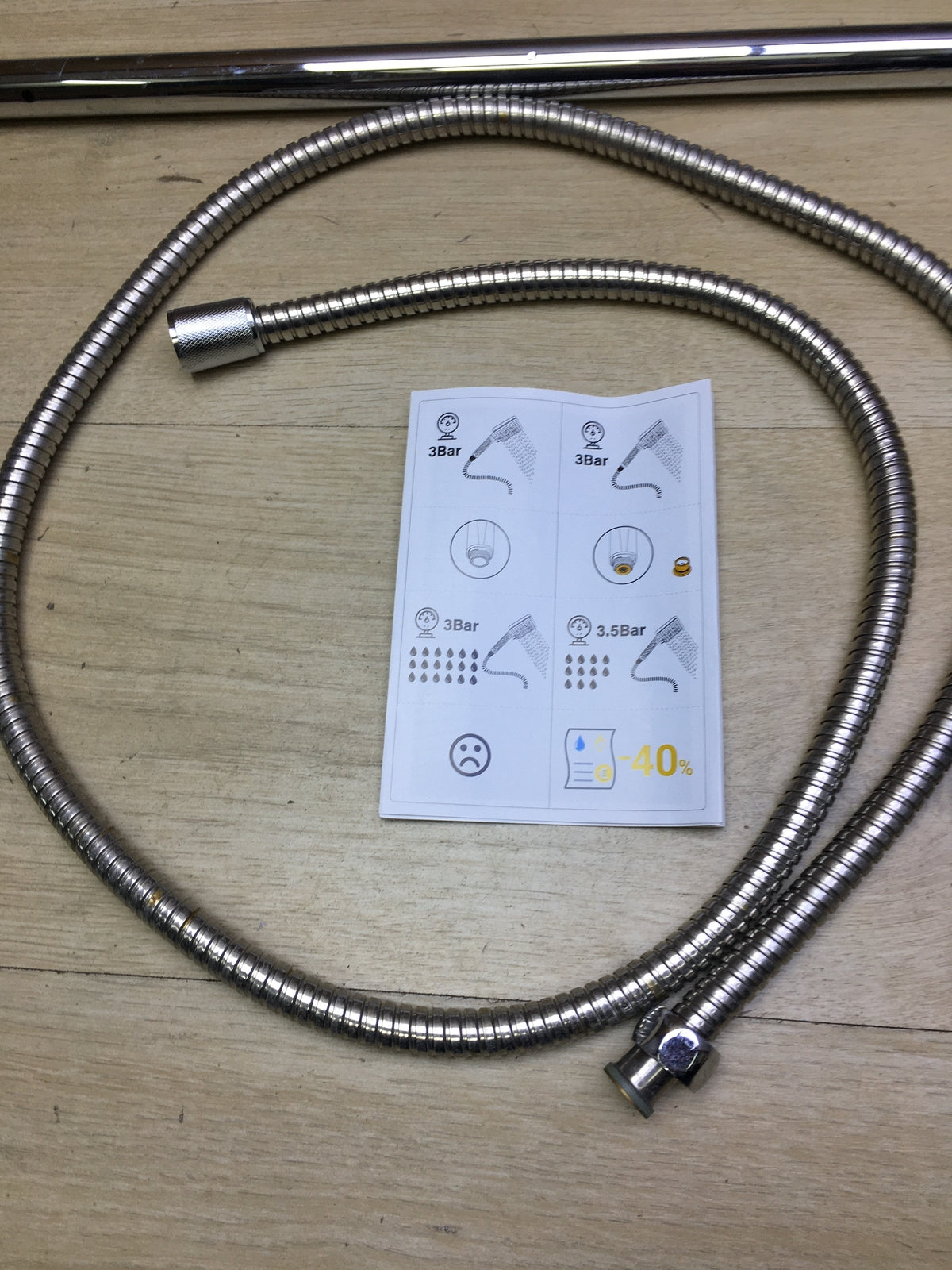 YEAUPR PRO S6216 Duschset, quadratischer Duschkopf, I31022