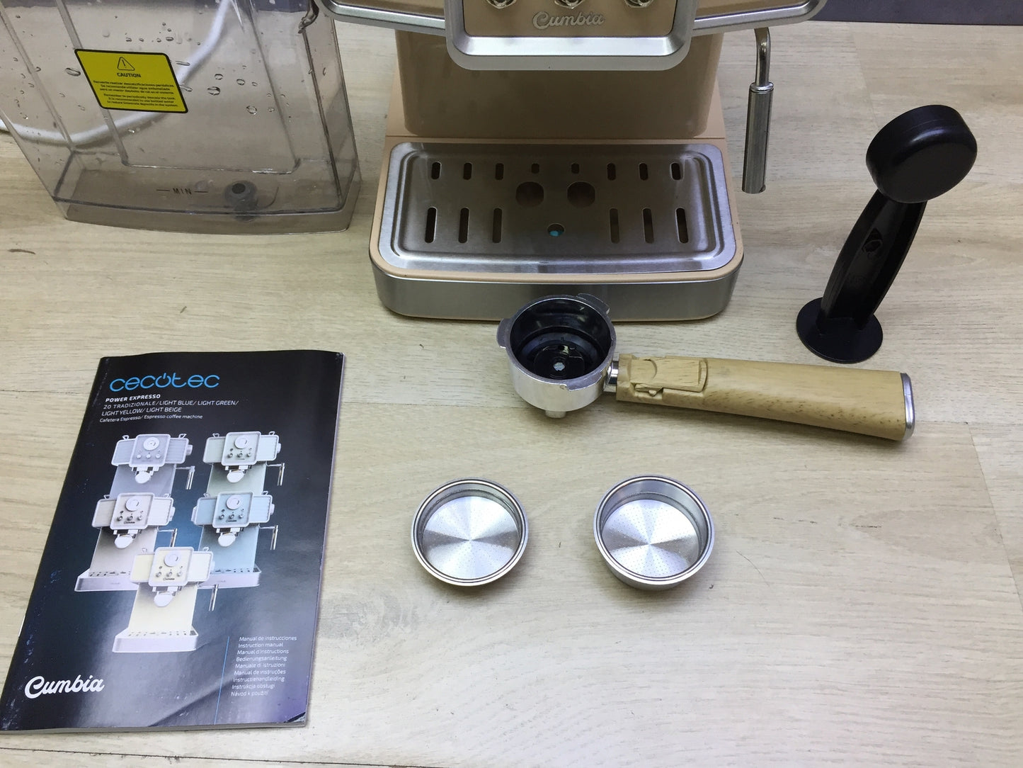 Cecotec Power Espresso 20 Tradizionale Light Beige Espressomaschine 01585 I29444