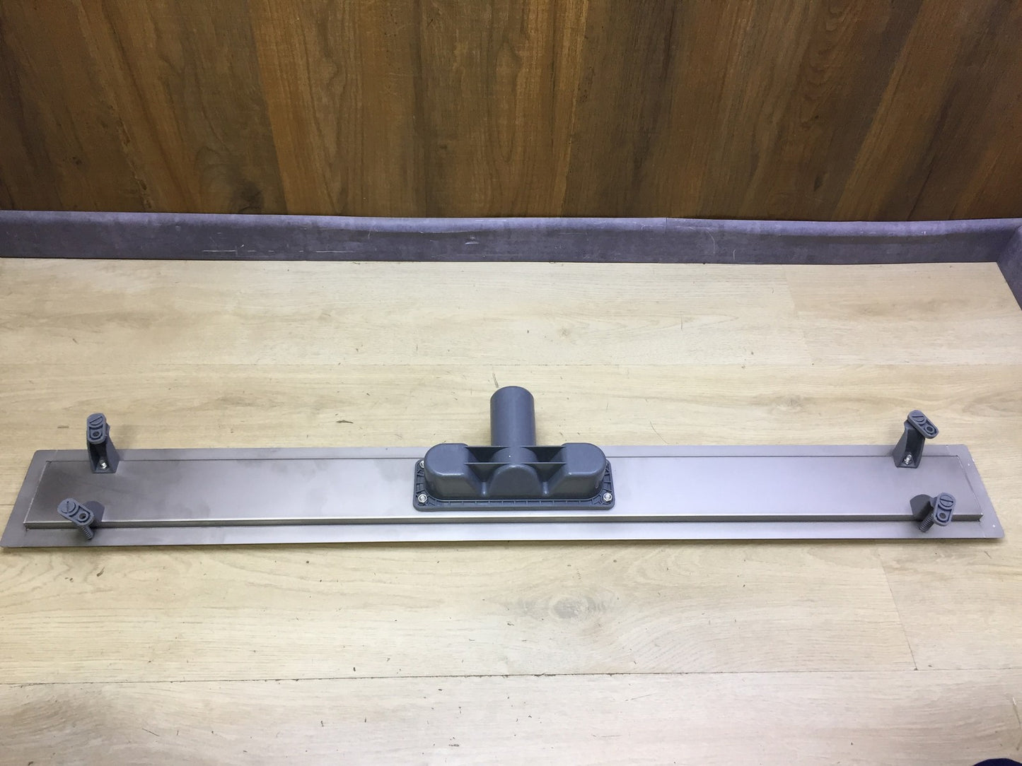 VOGI Duschrinne Edelstahl Komplettset DUO Befliesbar, 100 cm, I33927