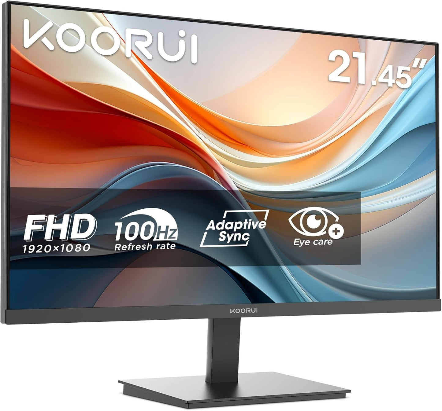 Koorui E2212F Office Monitor 21.45" FHD 1920x1080 VA HDMI VGA 100Hz 5ms (GtG)