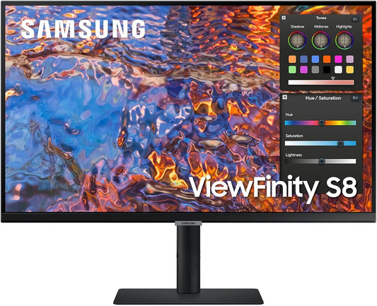 Samsung ViewFinity S32B800PXP 4K Monitor 32" UHD 3840x2160 IPS HDR DP HDMI USB-C 