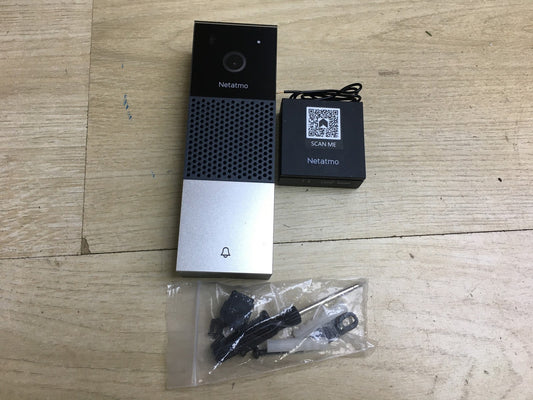 Netatmo Smarte Video-Türklingel mit Kamera, WLAN, 2-Wege-Audio, I33196