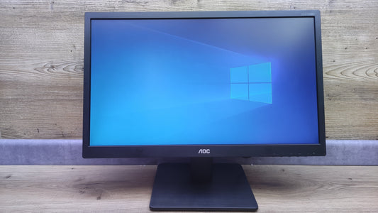 AOC E2275SWJ Monitor 21.5" FHD 1920x1080 TN HDMI VGA DVI 60Hz Speakers 