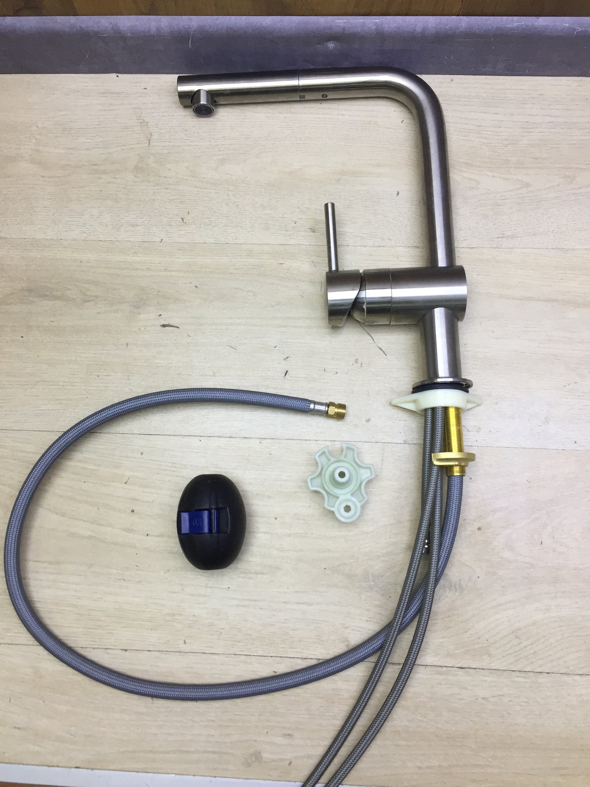 Grohe Minta L-Auslauf Einhand-Spültischbatterie 32168DC0, Wasserhehn, I31756