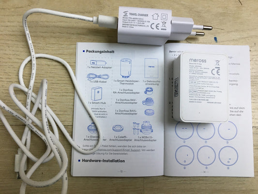 Meross Smart Heizkörperthermostat mit Hub, I33831