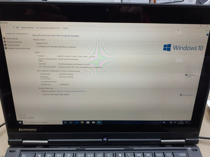 Lenovo ThinkPad Yoga 12 1920x1080 FHD IPS Touch i5 5300U 4GB RAM 256GB SSD Win10