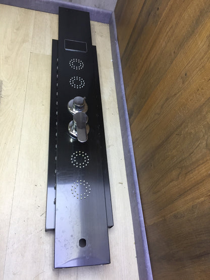 hevenaov Duschpaneel Schwarz LED Multifunktion, I32167