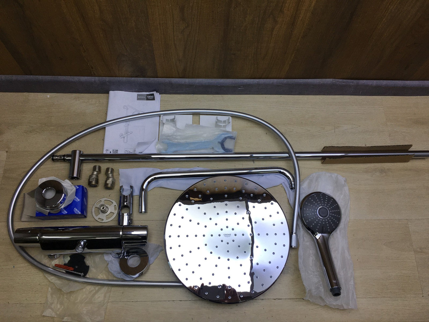 Grohe Vitalio Joy 310 Duschsystem mit Thermostat 26401001, chrom, I34303