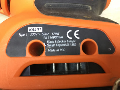 Black & Decker KA401 Schwingschleifer 170 W, I34263