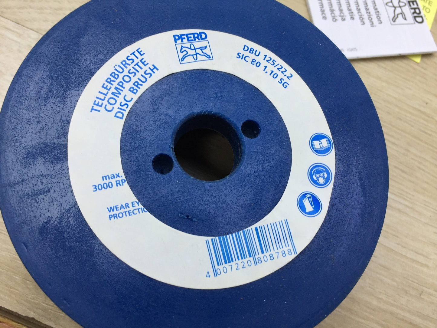 Pferd 43400025 Bürste DBU 125/22,2 SIC 80 1,10 SG, I17122