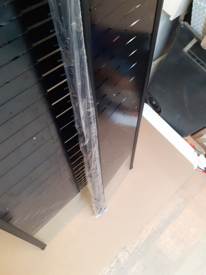 MARWELL BLACK LINES Badewannenaufsatz 125 x 140 cm 3-teilig faltbar I02972