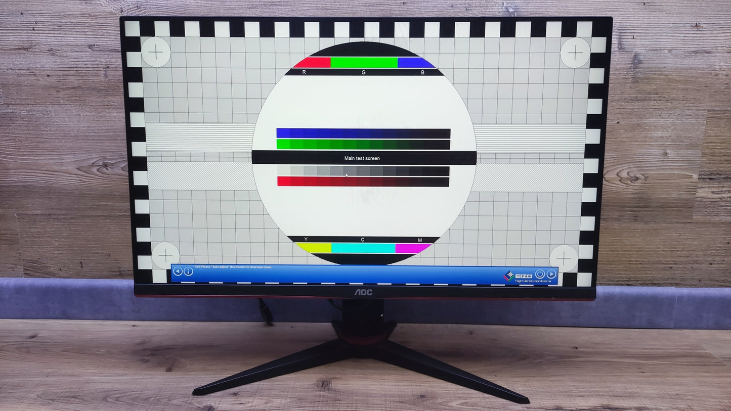 AOC 27G2SPU/BK Monitor 27" FHD 1920x1080 VGA HDMI DP AMD FreeSync 165Hz 1ms 