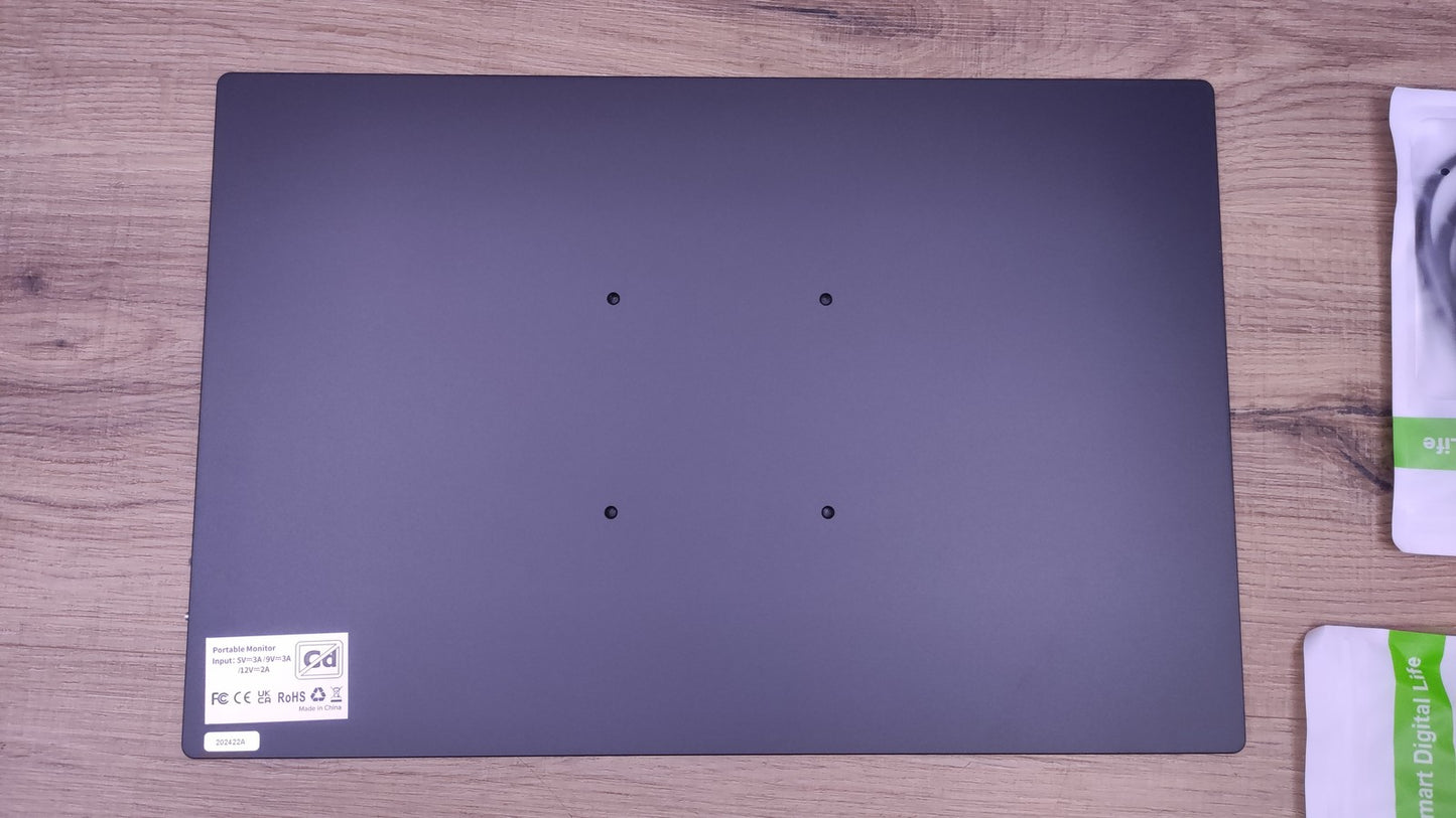 Uperfect Tragbarer Monitor 22" QHD 2560x1600 IPS Mini-HDMI USB-C 120Hz VESA