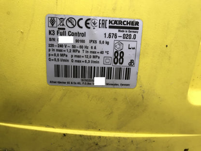 Kärcher high-pressure cleaner K 3 Full Control 1.676-020.0, I32453