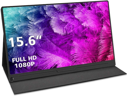 Uperfect 15,6" Tragbarer USB-C Monitor FHD 1920x1080 IPS HDMI USB Typ-C