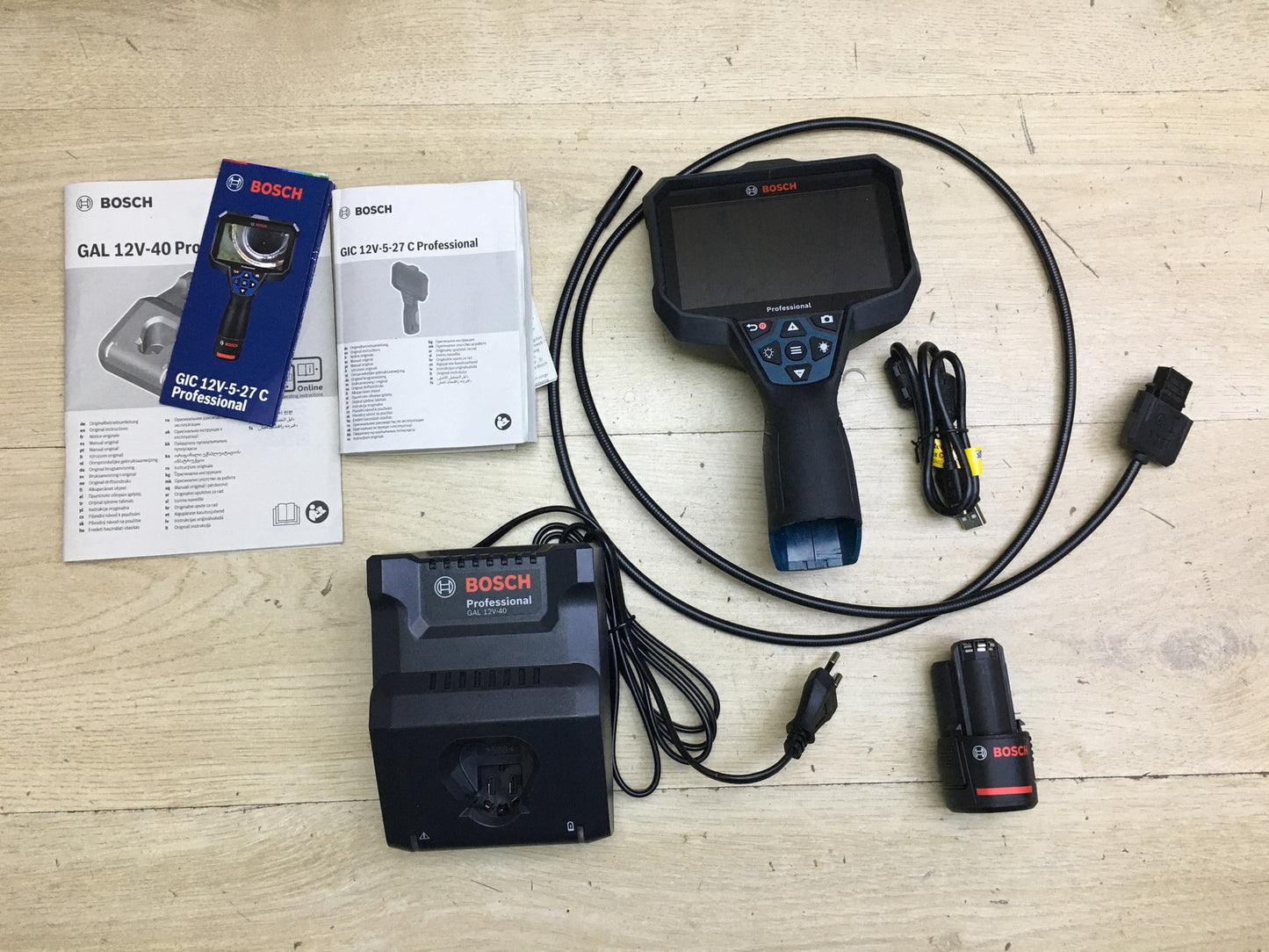 Bosch Professional GIC 12V-5-27 C Akku-Inspektionskamera inkl. Akku, I34405