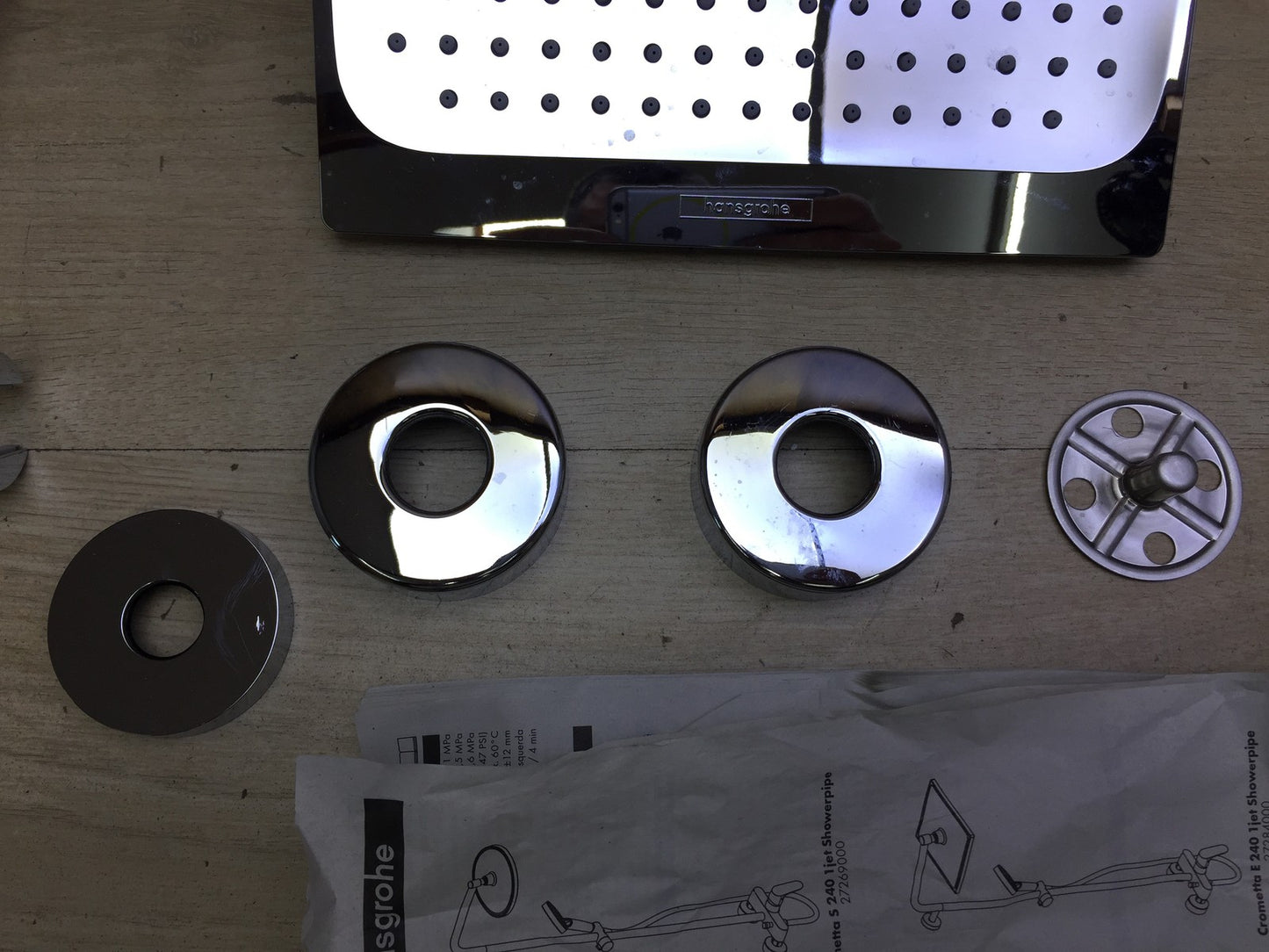 Hansgrohe 27284000 Duschsystem mit Einhebelmischer, I33054