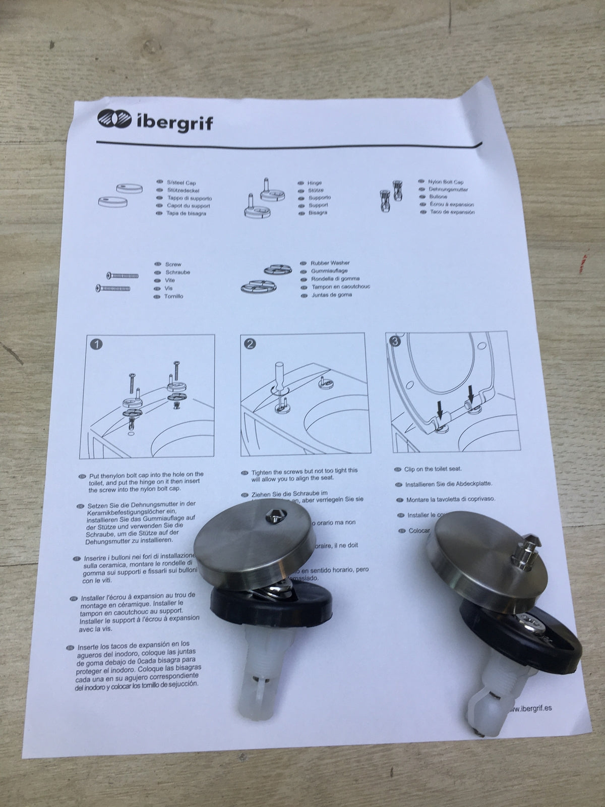 Ibergrif M41001 WC-Sitz, Toilettendeckel, weiß, I30940