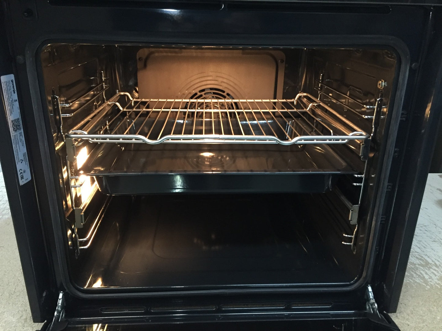 Gorenje BSA6747A04BG Einbau Backofen mit Dampfunterstützung 77 L SteamAssist