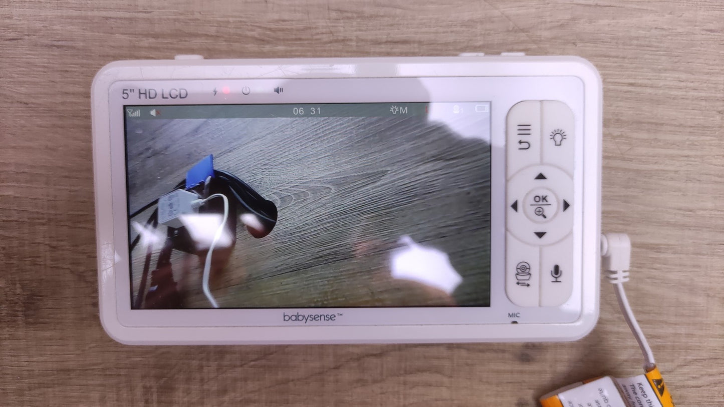 Babysense HDS2 Babyphone mit Kamera, 5 Zoll 720P HD, I33853