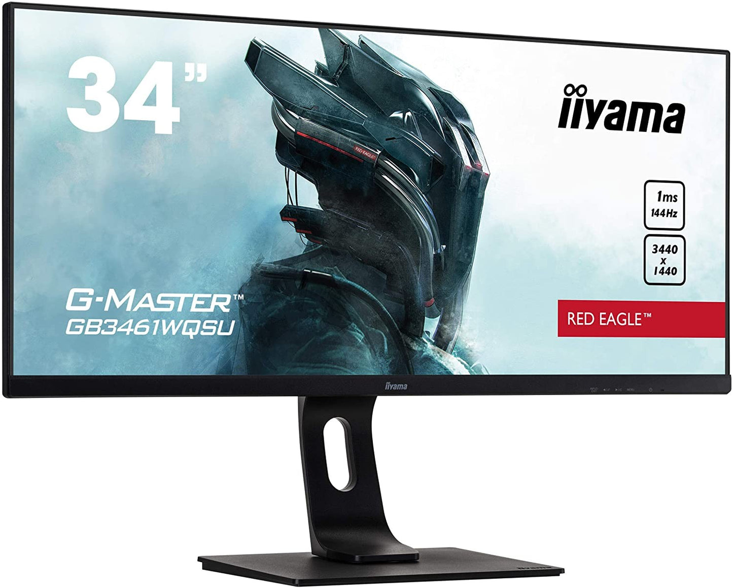 Iiyama G-Master Red Eagle GB3461WQSU-B1 Gaming Monitor 34" 3440x1440 FreeSync