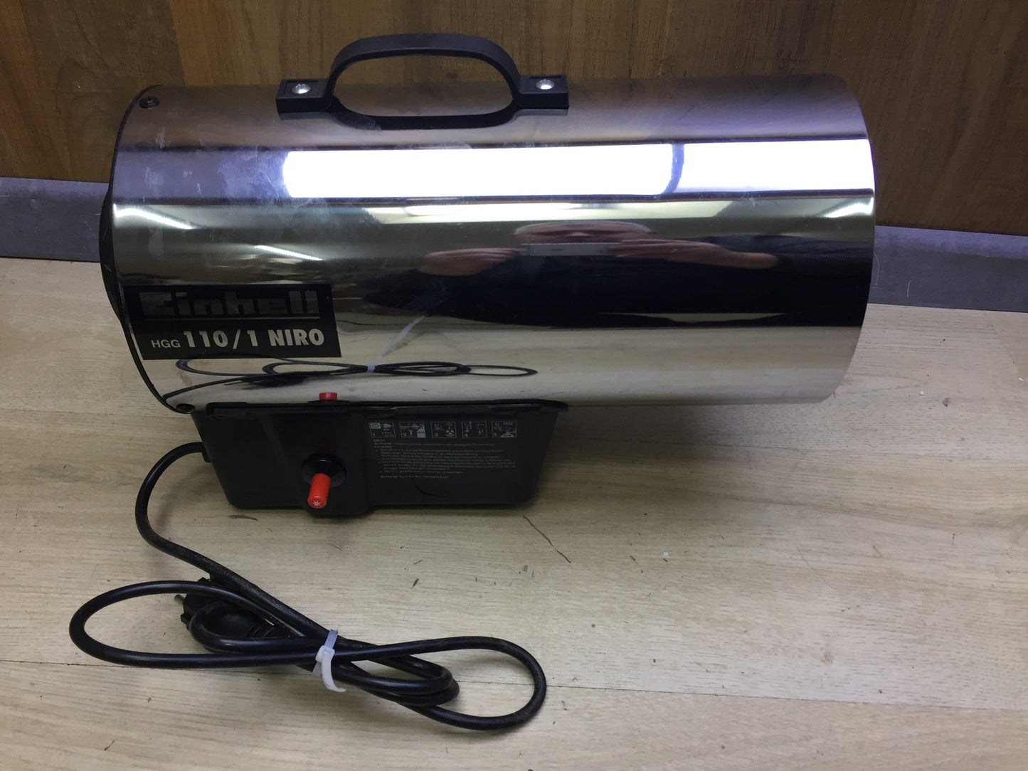 Einhell HGG 110/1 Niro gas heater fan, I32195