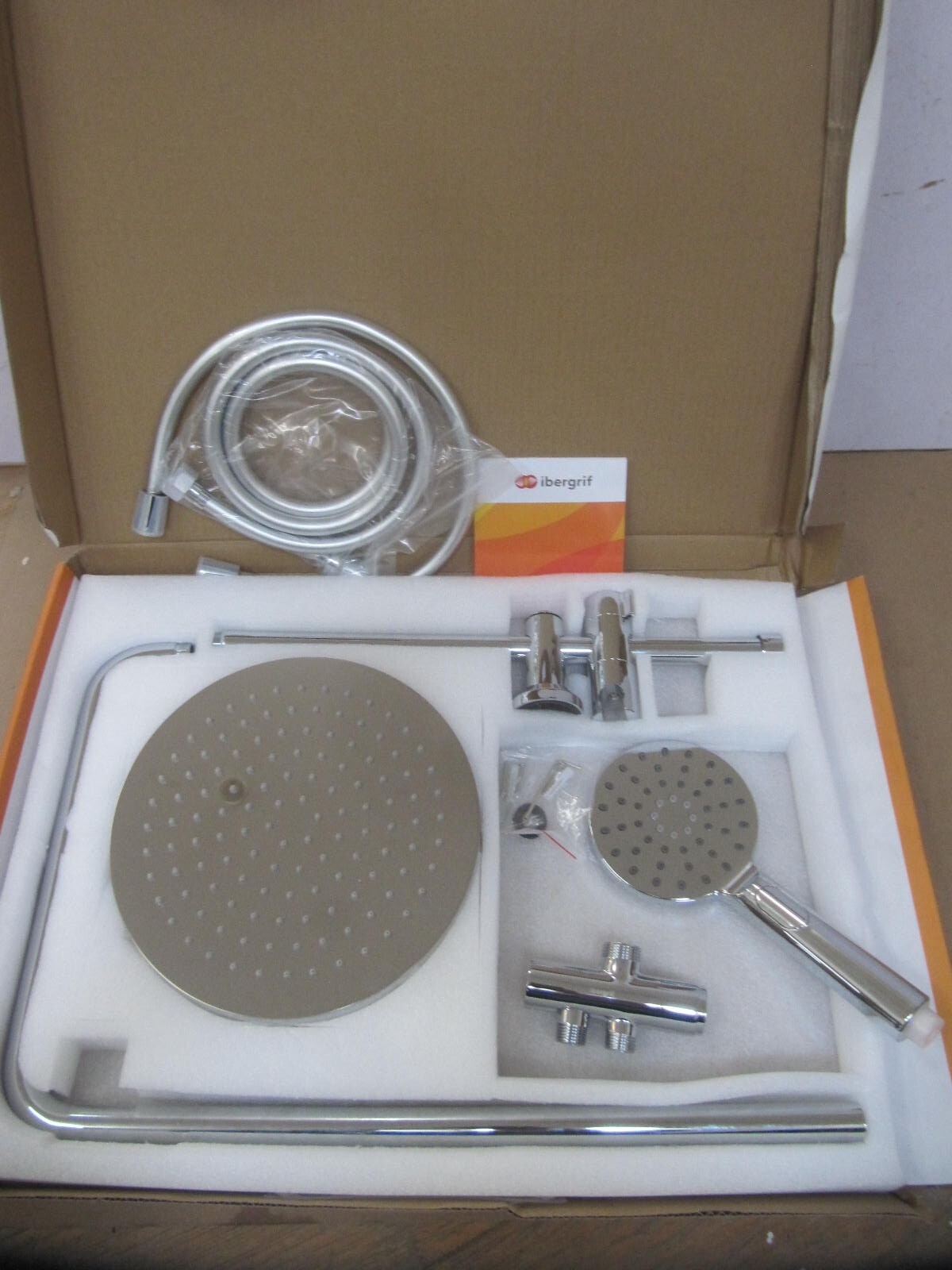 Ibergrif M20706 Duschsystem mit Regendusche, Y09485