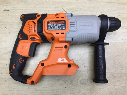 BLACK+DECKER BCD900B-XJ Akku-SDS-Plus-Bohrhammer Solo, 18V, I33736
