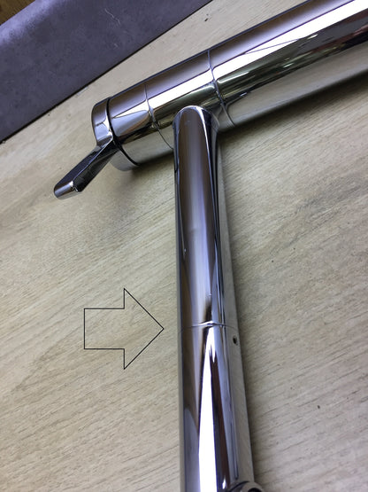 IBERGRIF W11299 Wasserhahn Bad Hoch-Waschtischarmatur chrom, I30665