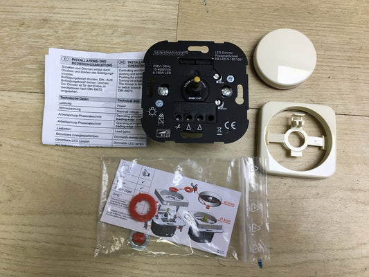 EBROM LED Dimmer Drehdimmer Unterputz, I33454