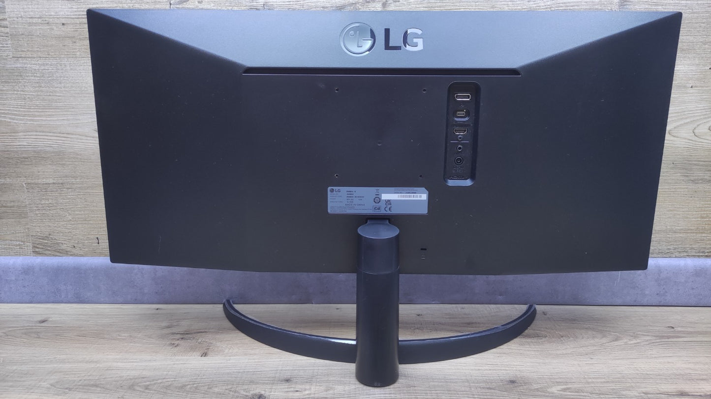 LG 29WQ60A-B Monitor 29" UltraWide 2560x1080 HDR10 USB-C AMD FreeSync 100Hz 5ms 