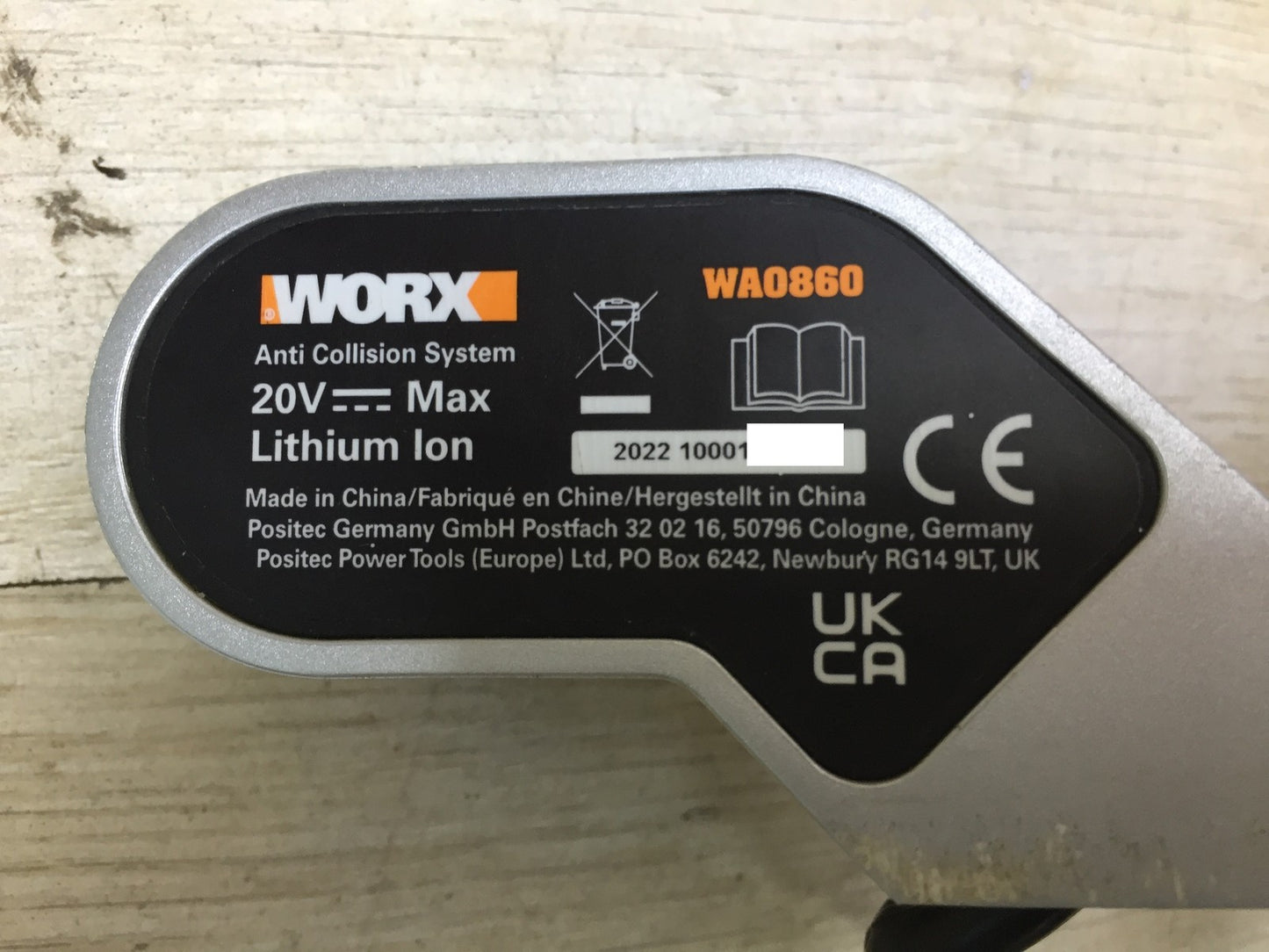 Worx WA0860 Landroid ACS Kollisionssensor, I33157