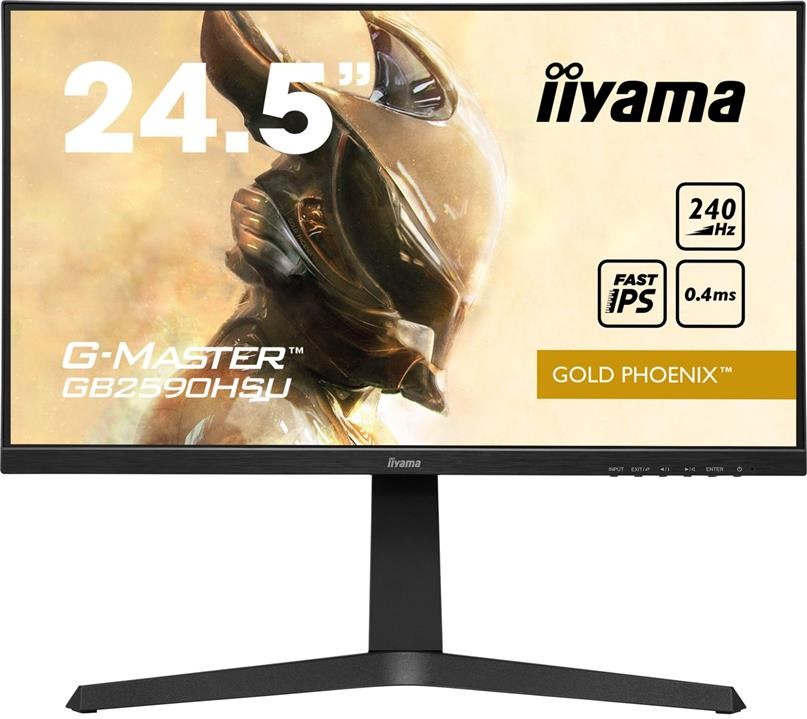 iiyama G-Master GB2590HSU-B1 Gold Phoenix Monitor 24.5" FHD FreeSync 240Hz 0.4ms