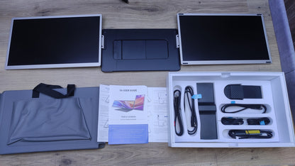 Kwumsy S6 Tragbarer Monitor Erweiterung für Laptop 15,6 1920x1080 HDMI USB-C