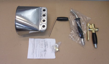 4 Jet High Efficiency Zementputz Sprayers Mörtelspritze Edelstahl, I06262