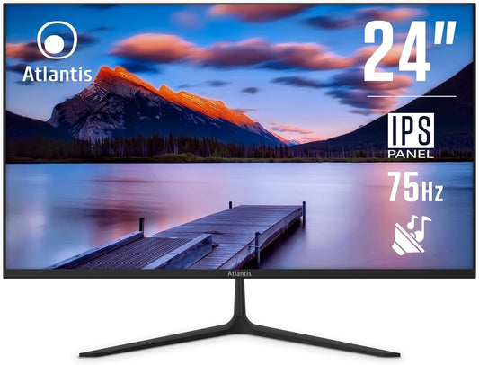 Atlantis A05-HE24I-VHDM Monitor 24" FHD 1920x1080 IPS HDMI DP VGA FreeSync 75Hz