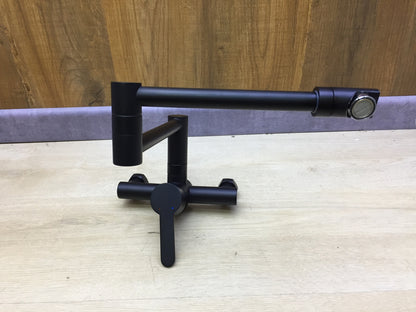 Mainen Küchenarmatur Wandmontage Schwarz, Wasserhahn, I26430