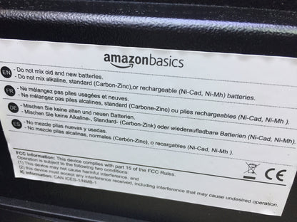 AmazonBasics Tresor 14 l Schwarz, I27033