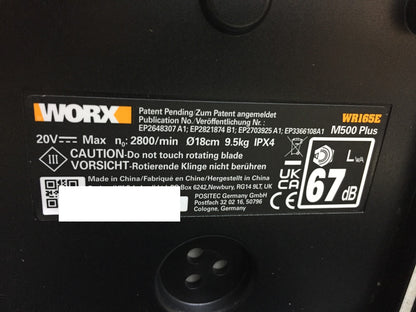 WORX Landroid M500 PLUS WR165E Mähroboter bis 500 qm, I34188