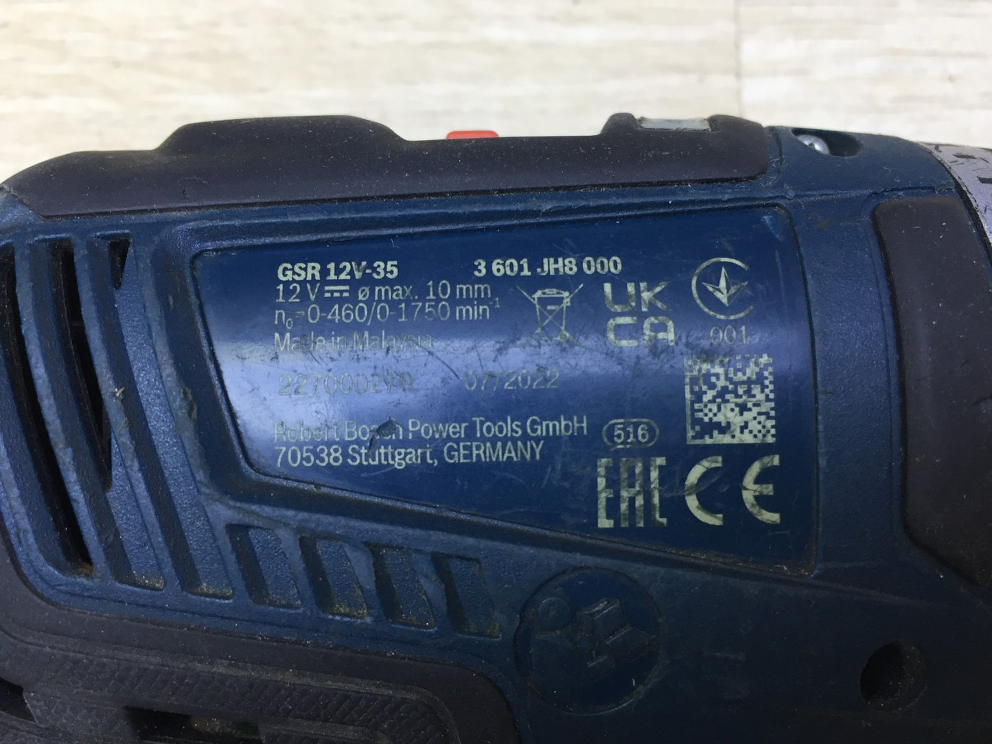 Bosch Professional Akku-Schlagbohrschrauber GSR 12V-35 Solo, 12V, I33791