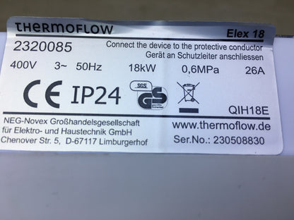 Thermoflow instantaneous water heater ELEX18, 400V, EEK:A, I31255