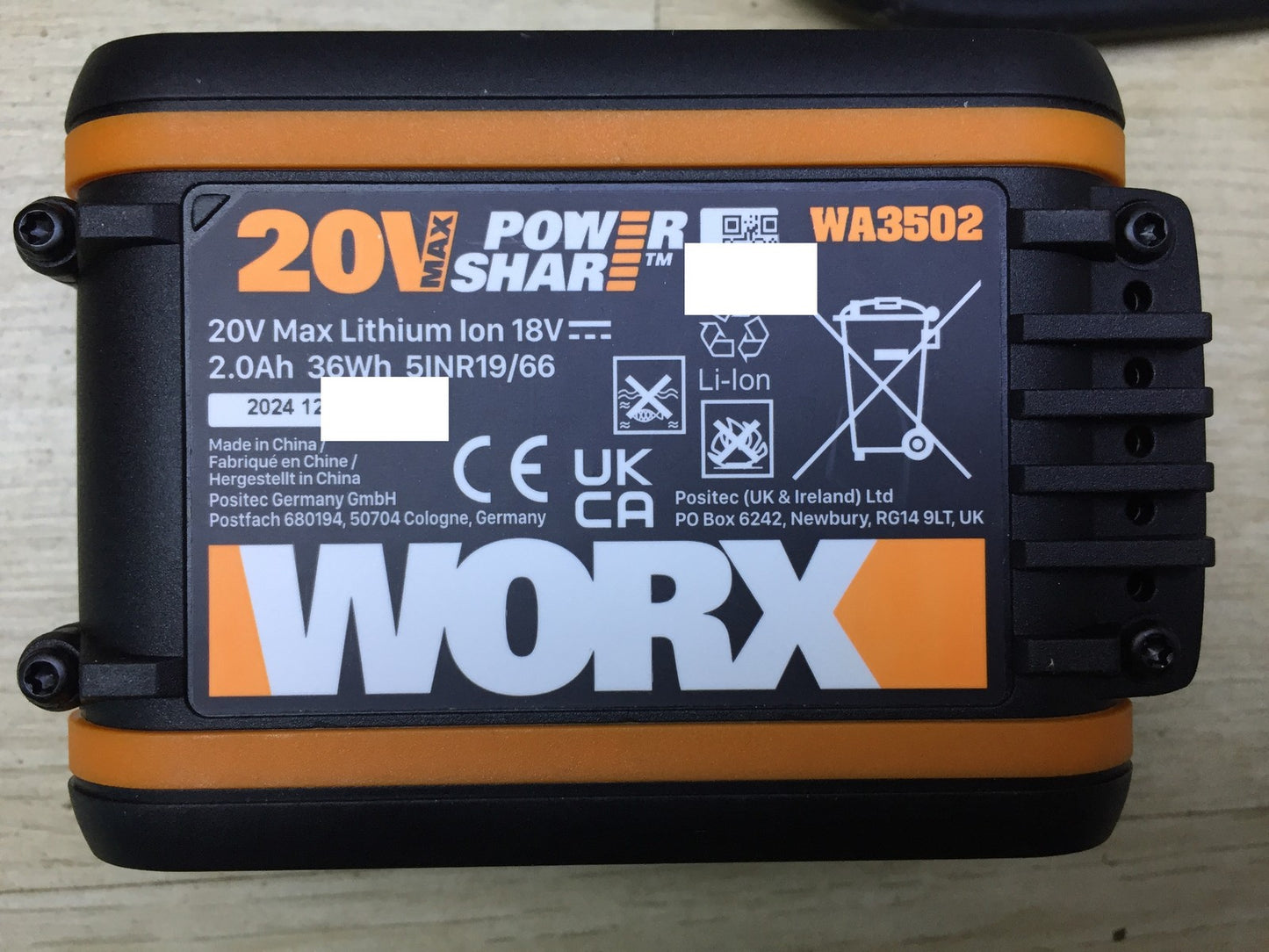 WORX Landroid Vision M550 Mähroboter WR205E für Gärten bis 550m², I33653