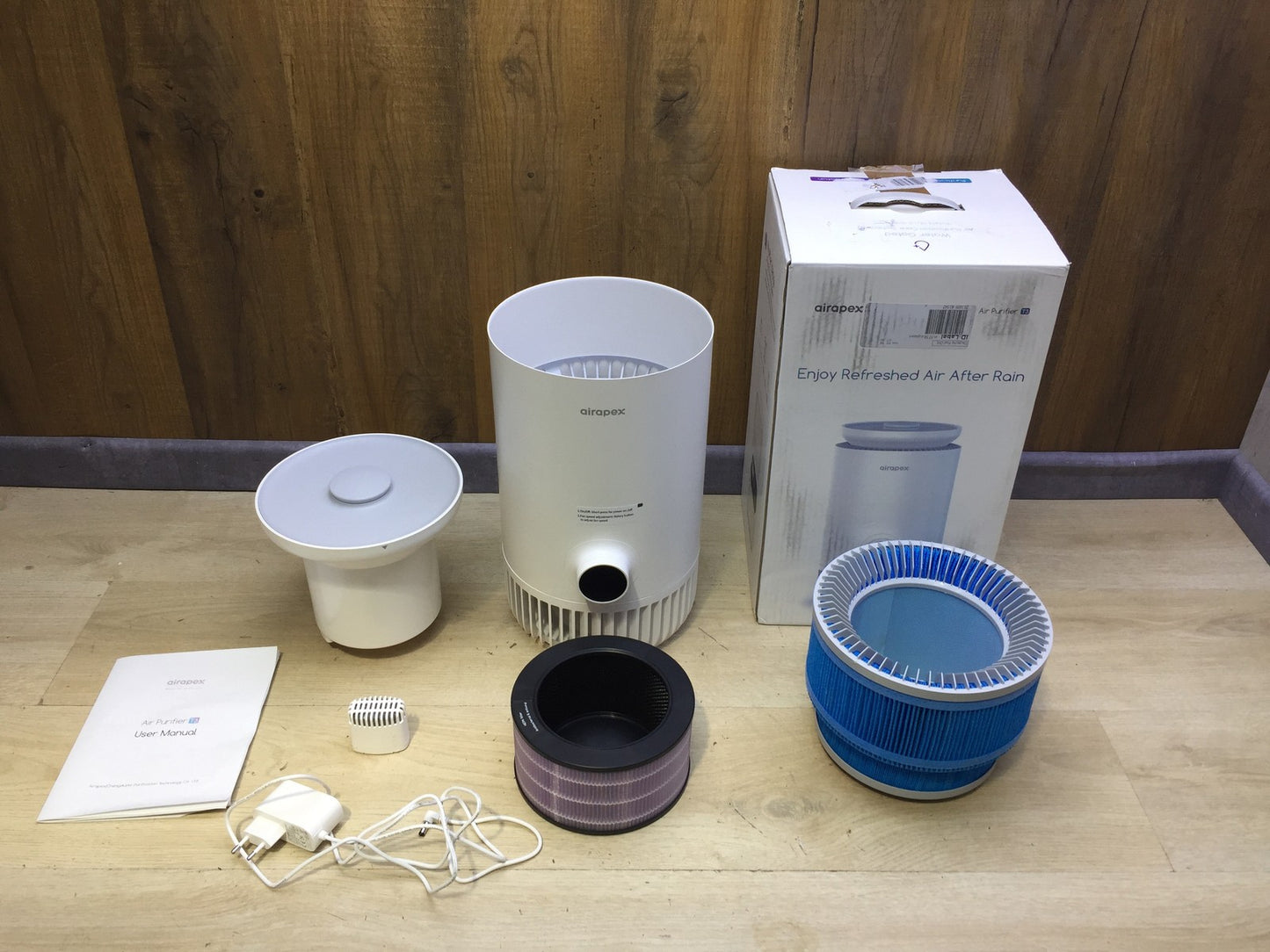 AIRAPEX 2 in 1 Luftreiniger und Luftbefeuchter T3 HEPA Filter H13 Filter, I33295