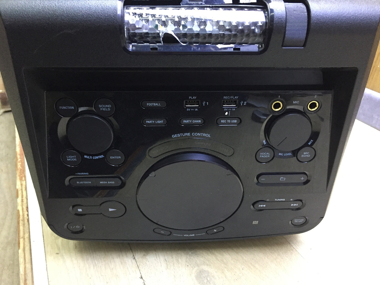 Sony MHC-V7D Soundsystem Party Music System Gestensteuerung, I32206