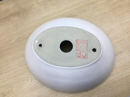 Starbath Plus Keramik-Waschtisch Oval Weiß, Maße 41 x 33 x 15 cm, I17516