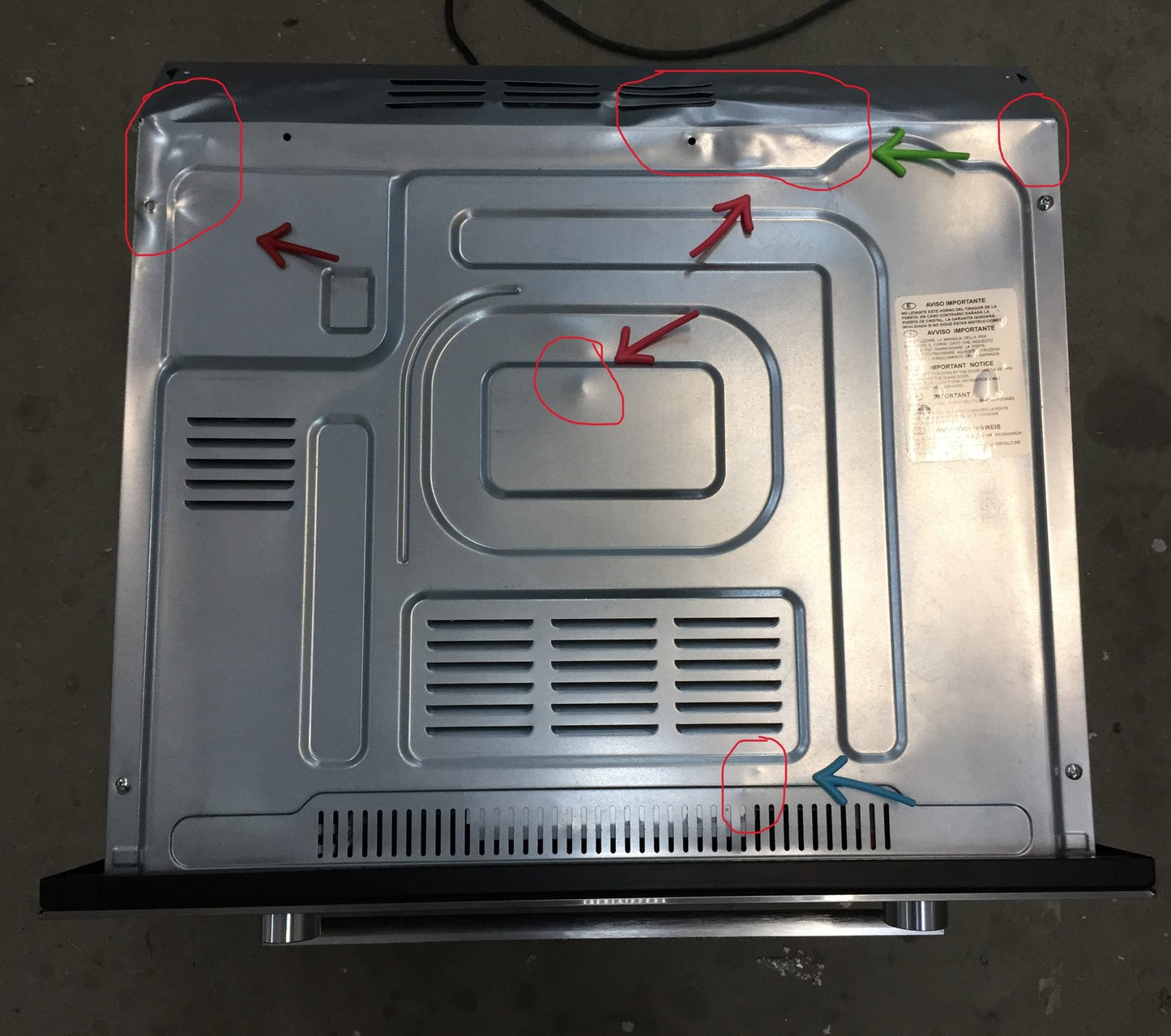 Cecotec Bolero Hexa C126000 Inox Ein integrierter Backofen 77 L 2800 W (02270)